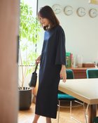 【ドゥクラッセ/DoCLASSE】のストレッチジョーゼット・ワンピース ミッドナイトブルー|ID: prp329100004848062 ipo3291000000036251471