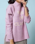 【ドゥクラッセ/DoCLASSE】のジャカード編み・ロゴハイネック ラベンダー|ID: prp329100004848077 ipo3291000000035431486