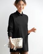 【ドゥクラッセ/DoCLASSE】の超長綿・2WAYハイネックトップス ブラック|ID: prp329100004848085 ipo3291000000035431546