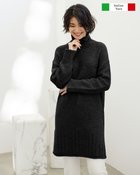 【ドゥクラッセ/DoCLASSE】のイタリアンアルパカ・ハイネックロングセーター ブラック|ID: prp329100004848092 ipo3291000000035431592