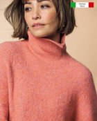 【ドゥクラッセ/DoCLASSE】のイタリアンアルパカ・ハイネックロングセーター ピンク|ID: prp329100004848092 ipo3291000000035431604