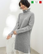 【ドゥクラッセ/DoCLASSE】のイタリアンアルパカ・ハイネックロングセーター ライトグレー|ID: prp329100004848092 ipo3291000000036247273