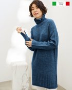 【ドゥクラッセ/DoCLASSE】のイタリアンアルパカ・ハイネックロングセーター ブルーグレー|ID: prp329100004848092 ipo3291000000036247276