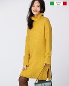 【ドゥクラッセ/DoCLASSE】のイタリアンアルパカ・ハイネックロングセーター マスタード|ID: prp329100004848092 ipo3291000000036247279