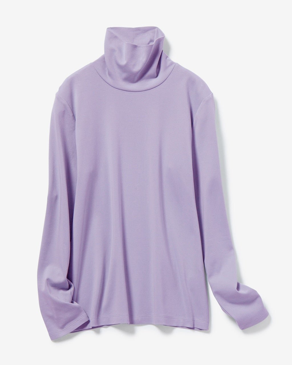 【ドゥクラッセ/DoCLASSE】の超長綿タートル/無地 インテリア・キッズ・メンズ・レディースファッション・服の通販 founy(ファニー) 　ファッション　Fashion　レディースファッション　Fashion for Women　トップス・カットソー　Cut & Sew Tops　シャツ・ブラウス・オフィスカジュアル　Elegant Blouses & Button-Ups　ロングTシャツ・Tシャツ　Longline T-Shirts & Tees　カットソー・ベーシックTシャツ　Cut-and-Sewn Tops / Stretch Tees & Basics　カットソー　Cut and Sewn Top　シルク　Silk, 100% Silk　シンプル　Simple, Minimal　タートル　Turtleneck, Turtle Collar　タートルネック　Turtleneck, High Neck　無地　Plain, Solid Color　ラベンダー|ID: prp329100004848105 ipo3291000000035431689