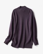 【ドゥクラッセ/DoCLASSE】のコンフォミックス・リブハイネック 茄子紺|ID: prp329100004848114 ipo3291000000035431734