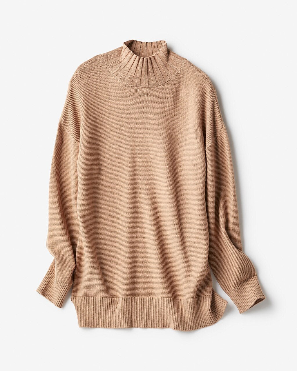 【ドゥクラッセ/DoCLASSE】のコンフォミックス・リブハイネック インテリア・キッズ・メンズ・レディースファッション・服の通販 founy(ファニー) 　ファッション　Fashion　レディースファッション　Fashion for Women　トップス・カットソー　Cut & Sew Tops　ニット　Knit Tops & Sweaters　なめらか　Smooth, Silky Texture　セーター　Sweater, Knitwear　ベーシック　Basic, Essential　抗菌　Antibacterial, Bacteria-Resistant　キャメル|ID: prp329100004848114 ipo3291000000035431739