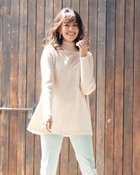 【ドゥクラッセ/DoCLASSE】のリブ使い・ハイネックチュニック サンドベージュ|ID: prp329100004848117 ipo3291000000035431749