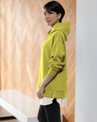 【ドゥクラッセ/DoCLASSE】の接結スムース・レイヤード風パーカー イエローグリーン|ID: prp329100004848129 ipo3291000000035431860