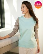 【ドゥクラッセ/DoCLASSE】のピュアヒートコットン・クルーネック ベージュ・パターン|ID: prp329100004848131 ipo3291000000035431880