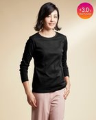 【ドゥクラッセ/DoCLASSE】のピュアヒートコットン・クルーネック ブラック|ID: prp329100004848131 ipo3291000000035431913