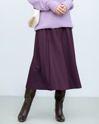 【ドゥクラッセ/DoCLASSE】のプレミアヒート・ミディフレアスカート プラム|ID: prp329100004848149 ipo3291000000035800084