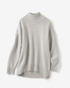 【ドゥクラッセ/DoCLASSE】のイタリア糸・カシミヤ混バルキーハイネック ライトグレー|ID: prp329100004848153 ipo3291000000035432097