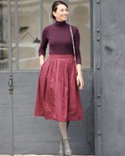 【ドゥクラッセ/DoCLASSE】のコットンダブルガーゼ・タートル(袖二重) 茄子紺|ID: prp329100004848154 ipo3291000000035432116