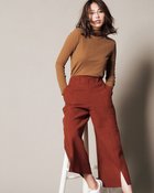 【ドゥクラッセ/DoCLASSE】のコットンダブルガーゼ・タートル(袖二重) モカ|ID: prp329100004848154 ipo3291000000035432129