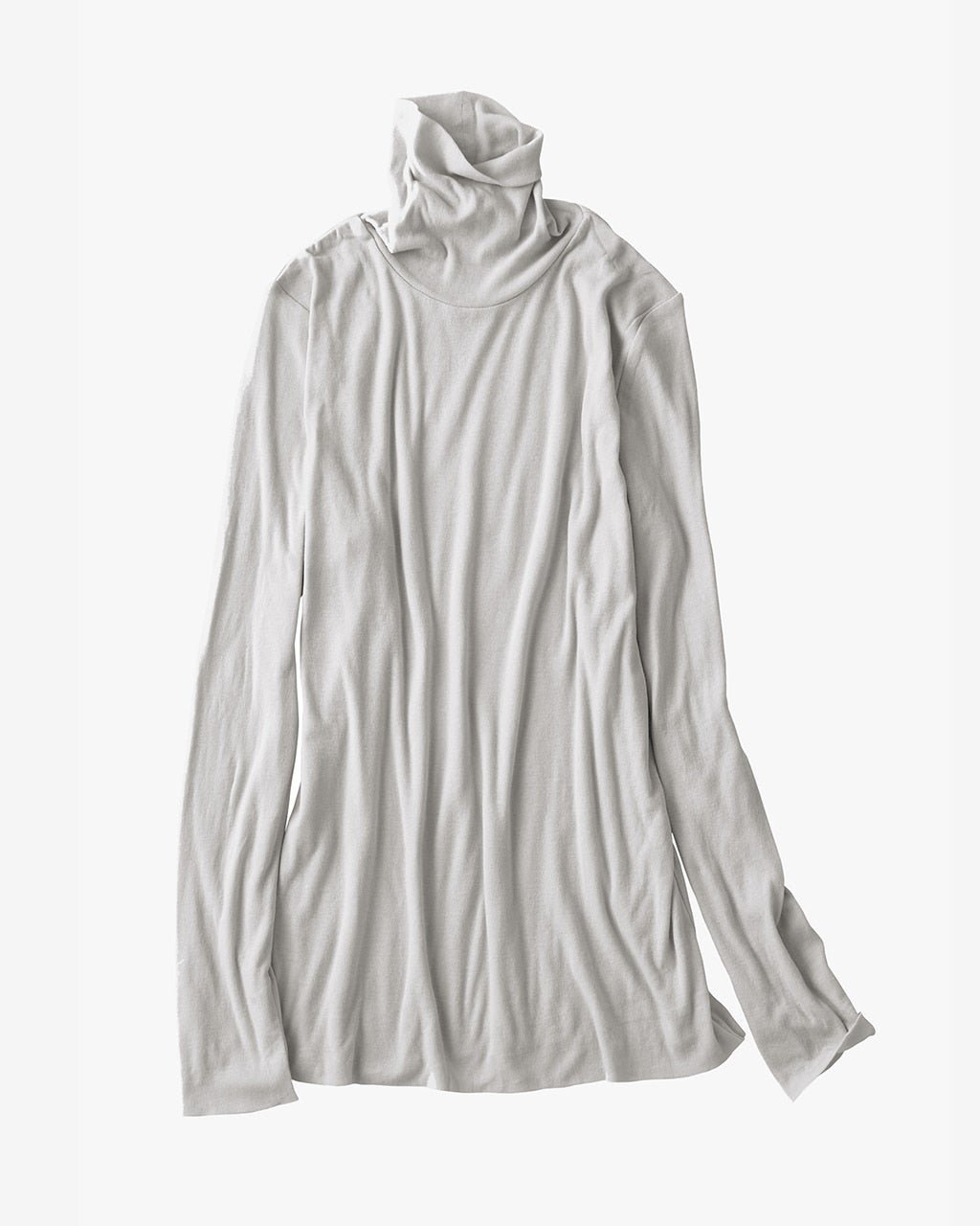 【ドゥクラッセ/DoCLASSE】のコットンダブルガーゼ・タートル(袖二重) インテリア・キッズ・メンズ・レディースファッション・服の通販 founy(ファニー) ファッション Fashion レディースファッション Fashion for Women トップス・カットソー Cut & Sew Tops シャツ・ブラウス・オフィスカジュアル Elegant Blouses & Button-Ups ロングTシャツ・Tシャツ Longline T-Shirts & Tees カットソー・ベーシックTシャツ Cut-and-Sewn Tops / Stretch Tees & Basics カットソー Cut and Sewn Top グレー|ID: prp329100004848154 ipo3291000000035432147