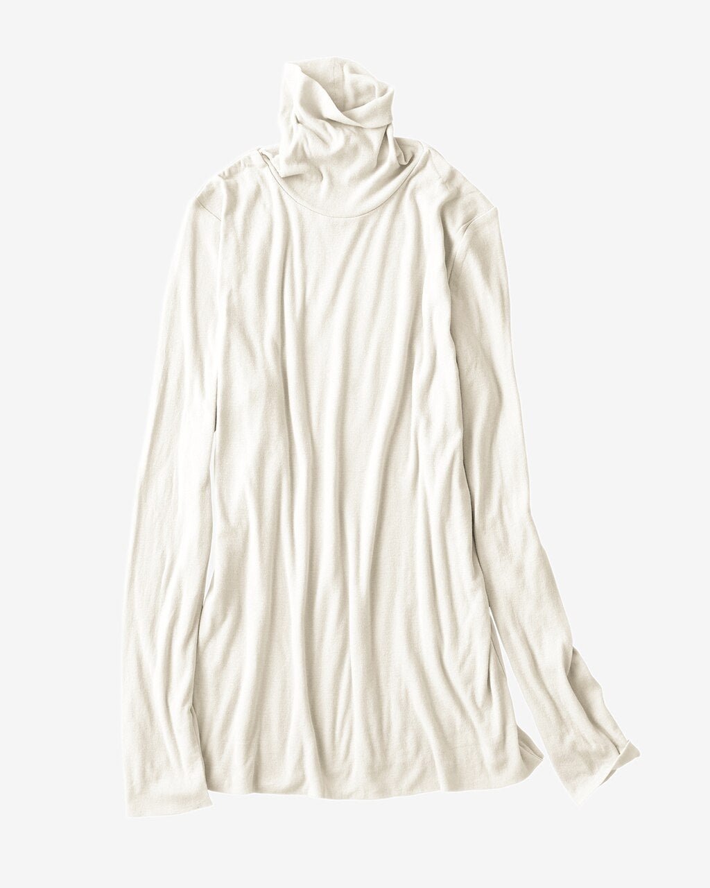 【ドゥクラッセ/DoCLASSE】のコットンダブルガーゼ・タートル(袖二重) インテリア・キッズ・メンズ・レディースファッション・服の通販 founy(ファニー) ファッション Fashion レディースファッション Fashion for Women トップス・カットソー Cut & Sew Tops シャツ・ブラウス・オフィスカジュアル Elegant Blouses & Button-Ups ロングTシャツ・Tシャツ Longline T-Shirts & Tees カットソー・ベーシックTシャツ Cut-and-Sewn Tops / Stretch Tees & Basics カットソー Cut and Sewn Top オフホワイト|ID: prp329100004848154 ipo3291000000035432154