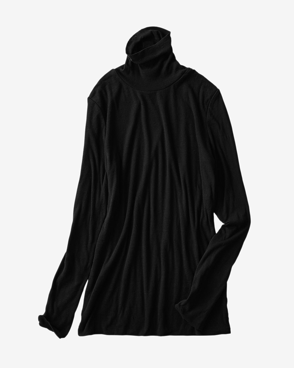 【ドゥクラッセ/DoCLASSE】のコットンダブルガーゼ・タートル(袖二重) インテリア・キッズ・メンズ・レディースファッション・服の通販 founy(ファニー) ファッション Fashion レディースファッション Fashion for Women トップス・カットソー Cut & Sew Tops シャツ・ブラウス・オフィスカジュアル Elegant Blouses & Button-Ups ロングTシャツ・Tシャツ Longline T-Shirts & Tees カットソー・ベーシックTシャツ Cut-and-Sewn Tops / Stretch Tees & Basics カットソー Cut and Sewn Top ブラック|ID: prp329100004848154 ipo3291000000035432166