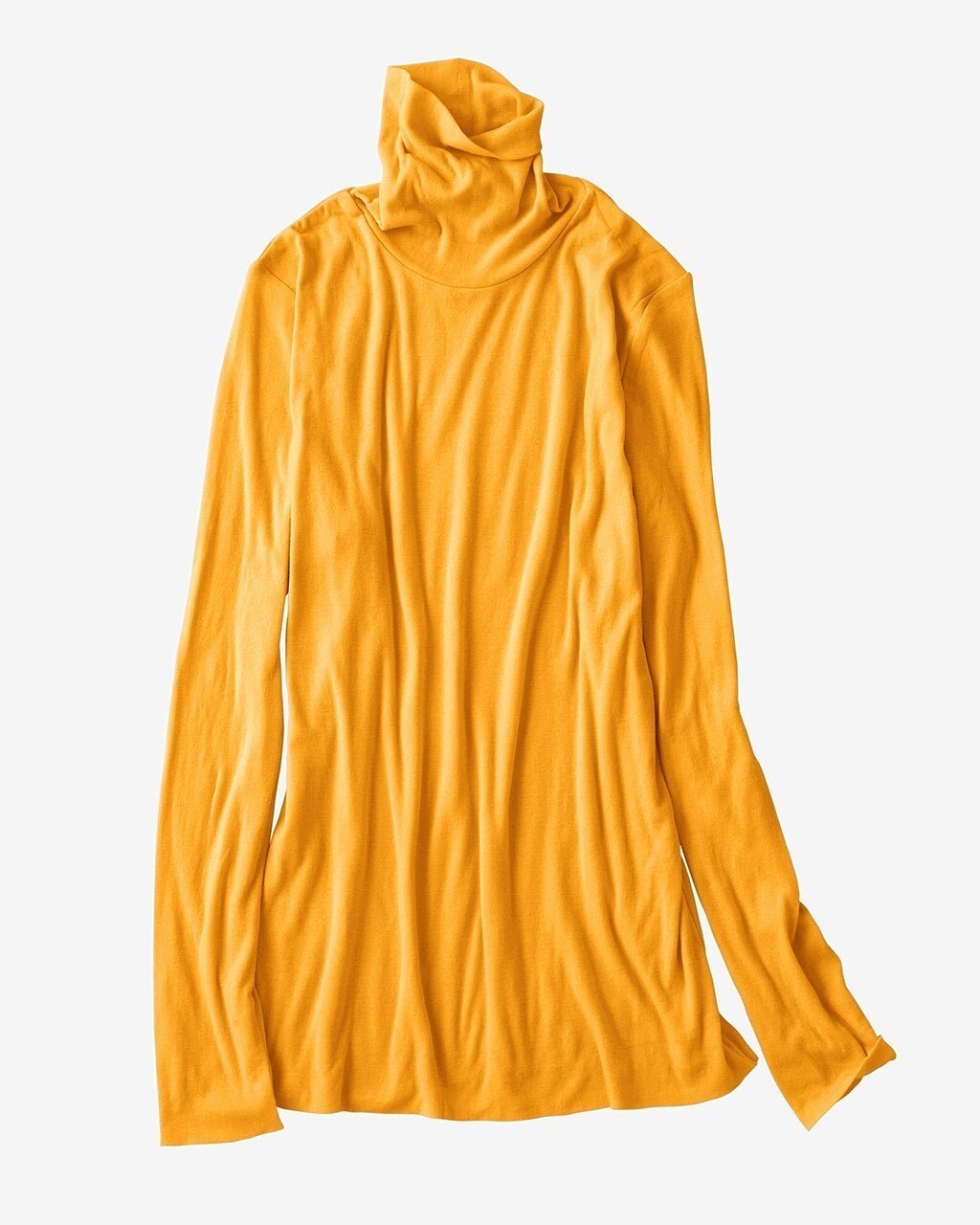 【ドゥクラッセ/DoCLASSE】のコットンダブルガーゼ・タートル(袖二重) インテリア・キッズ・メンズ・レディースファッション・服の通販 founy(ファニー) ファッション Fashion レディースファッション Fashion for Women トップス・カットソー Cut & Sew Tops シャツ・ブラウス・オフィスカジュアル Elegant Blouses & Button-Ups ロングTシャツ・Tシャツ Longline T-Shirts & Tees カットソー・ベーシックTシャツ Cut-and-Sewn Tops / Stretch Tees & Basics カットソー Cut and Sewn Top サフラン|ID: prp329100004848154 ipo3291000000035432189