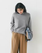 【ドゥクラッセ/DoCLASSE】のウール混・サイドリブロングニット グレー|ID: prp329100004848164 ipo3291000000035432306