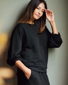 【ドゥクラッセ/DoCLASSE】のマシュマロ裏毛スウェット・プルオーバー ブラック|ID: prp329100004848168 ipo3291000000035432349