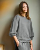 【ドゥクラッセ/DoCLASSE】のマシュマロ裏毛スウェット・プルオーバー チャコール|ID: prp329100004848168 ipo3291000000035432351