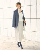 【ドゥクラッセ/DoCLASSE】の光沢サテン・アコーディオンプリーツスカート 人気、トレンドファッション・服の通販 founy(ファニー) ファッション Fashion レディースファッション Fashion for Women スカート Skirts プリーツスカート / 上品フェミニンスタイル Pleated Skirts サテン Satin, Glossy Fabric シルク Silk, 100% Silk プリーツ Pleats, Pleated メタリック Metallic, Shiny Finish エレガント 上品 Elegant A/W・秋冬 Autumn/Winter thumbnail ストーン|ID: prp329100004848197 ipo3291000000035432626