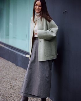 【ドゥクラッセ/DoCLASSE】 カシミヤ混ウールリバー・2WAYノーカラー人気、トレンドファッション・服の通販 founy(ファニー) ファッション Fashion レディースファッション Fashion for Women アウター Coat / Outerwear Collection コート・ロングコート・ピーコート Long Coats, Peacoats & More ショート Short, Short Length ジャケット Jacket, Outerwear ダブル Double, Double-Breasted なめらか Smooth, Silky Texture パッチ Patch, Appliqué フェイス Face, Facial Design フォルム Silhouette, Form ポケット Pocket, Pocket Detail リバーシブル Reversible, Two-Sided おすすめ Recommended / Our Picks |ID:prp329100004848200