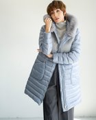 【ドゥクラッセ/DoCLASSE】のAIRダウン・異素材ドッキングコート 人気、トレンドファッション・服の通販 founy(ファニー) ファッション Fashion レディースファッション Fashion for Women アウター Coat / Outerwear Collection コート・ロングコート・ピーコート Long Coats, Peacoats & More エレガント 上品 Elegant スリット Slit, Slit Detail タフタ Taffeta, Structured Fabric ダウン Down, Puffer ドッキング Docking, Mixed Material thumbnail ブルーグレー|ID: prp329100004848201 ipo3291000000035432669