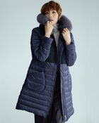 【ドゥクラッセ/DoCLASSE】のAIRダウン・異素材ドッキングコート 人気、トレンドファッション・服の通販 founy(ファニー) ファッション Fashion レディースファッション Fashion for Women アウター Coat / Outerwear Collection コート・ロングコート・ピーコート Long Coats, Peacoats & More エレガント 上品 Elegant スリット Slit, Slit Detail タフタ Taffeta, Structured Fabric ダウン Down, Puffer ドッキング Docking, Mixed Material thumbnail ミッドナイトブルー|ID: prp329100004848201 ipo3291000000035432673