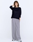 【ドゥクラッセ/DoCLASSE】のハイゲージニット・抜け感ボートネック 人気、トレンドファッション・服の通販 founy(ファニー) ファッション Fashion レディースファッション Fashion for Women トップス・カットソー Cut & Sew Tops ニット Knit Tops & Sweaters なめらか Smooth, Silky Texture ショルダー Shoulder, Shoulder Strap シンプル Simple, Minimal スマート Smart, Elegant セーター Sweater, Knitwear ドロップ Drop Shoulder, Dropped Style フォルム Silhouette, Form ロング Long, Long-Length 冬 Winter / This Winter 秋 Autumn A/W・秋冬 Autumn/Winter thumbnail ネイビー|ID: prp329100004849847 ipo3291000000035515791