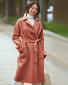 【ドゥクラッセ/DoCLASSE】のカシミヤ混ウールリバー/チェスターコート 人気、トレンドファッション・服の通販 founy(ファニー) ファッション Fashion レディースファッション Fashion for Women アウター Coat / Outerwear Collection コート・ロングコート・ピーコート Long Coats, Peacoats & More チェスターコート・ロング丈アウター Chester Coats / Chesterfield Long Coats チェスターコート Chester Coat, Long Coat thumbnail ダークピンク|ID: prp329100004849853 ipo3291000000035515818