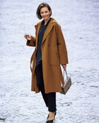 【ドゥクラッセ/DoCLASSE】のカシミヤ混ウールリバー/チェスターコート キャメル|ID: prp329100004849853 ipo3291000000036274145