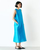 【ドゥクラッセ/DoCLASSE】のオクタダブルクロス・ストレートロングワンピース 人気、トレンドファッション・服の通販 founy(ファニー) ファッション Fashion レディースファッション Fashion for Women ワンピース Dresses エレガント 上品 Elegant シルク Silk, 100% Silk マキシ Maxi, Full Length モダン Modern, Contemporary 吸水 Absorbent, Quick-Dry 夏 Summer thumbnail ブルー|ID: prp329100004850774 ipo3291000000035561424