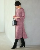 【ドゥクラッセ/DoCLASSE】のツイーディジャカード・マーメイドスカート ピンク・パターン|ID: prp329100004852140 ipo3291000000036247138