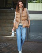 【ドゥクラッセ/DoCLASSE】のAIRダウン・スタンドネックベスト 人気、トレンドファッション・服の通販 founy(ファニー) ファッション Fashion レディースファッション Fashion for Women アウター Coat / Outerwear Collection トップス・カットソー Cut & Sew Tops ベスト&ジレ / 重ね着スタイル Vests & Gilets スタイリッシュ Stylish, Fashionable スタンド Stand Collar, Upright Stand ダウン Down, Puffer ドローコード Drawcord, Drawstring Cord バランス Balance, Style Balance ベスト Vest, Waistcoat 人気 Popular, Best Seller thumbnail ソフトベージュ|ID: prp329100004854932 ipo3291000000035735529