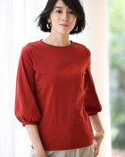 【ドゥクラッセ/DoCLASSE】のクルーネック/パフ7分袖・ドゥクラッセTシャツ ダークオレンジ|ID: prp329100004855706 ipo3291000000035794435