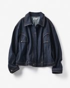 【ドゥクラッセ/DoCLASSE】のニットdeデニム・デザインジャケット インディゴ|ID: prp329100004855709 ipo3291000000035794466