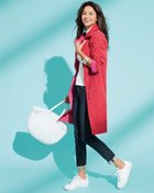 【ドゥクラッセ/DoCLASSE】の二重織リバーシブル・ステンカラーコート レッド&times;ピンク|ID: prp329100004855810 ipo3291000000035798165