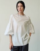 【ドゥクラッセ/DoCLASSE】の高密度タイプライター・パフ袖ブラウス ホワイト|ID: prp329100004856953 ipo3291000000035832892