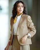 【ドゥクラッセ/DoCLASSE】のバルキーリネンタッチ・コンパクトジャケット ベージュ|ID: prp329100004856965 ipo3291000000035833076