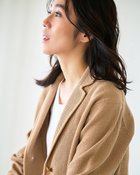 【ドゥクラッセ/DoCLASSE】の鹿の子ニット・トリムジャケット 人気、トレンドファッション・服の通販 founy(ファニー) ファッション Fashion レディースファッション Fashion for Women アウター Coat / Outerwear Collection レディースジャケット・軽アウター Jackets 新作・新入荷 New Arrivals / New In カーディガン Cardigan, Knitwear ジャケット Jacket, Outerwear パイピング Piping, Trim Design メタル Metal, Metal Parts エレガント 上品 Elegant 鹿の子 Piqué, Kanoko Fabric thumbnail キャメル|ID: prp329100004856969 ipo3291000000035833114