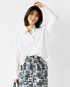 【ドゥクラッセ/DoCLASSE】のシアーライト・2WAYオーバーシャツ アイボリー|ID: prp329100004856975 ipo3291000000035833198