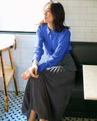 【ドゥクラッセ/DoCLASSE】のシアーライト・2WAYオーバーシャツ ブルー|ID: prp329100004856975 ipo3291000000035833210