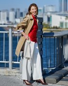 【ドゥクラッセ/DoCLASSE】のシャットウインド・ステンカラーロングコート ベージュ|ID: prp329100004856977 ipo3291000000035833236