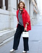 【ドゥクラッセ/DoCLASSE】のコットンブレンド・ステンカラーコート レッド|ID: prp329100004856978 ipo3291000000035833252