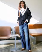 【ドゥクラッセ/DoCLASSE】のフォルムデニム・ストレート/68cm 人気、トレンドファッション・服の通販 founy(ファニー) ファッション Fashion レディースファッション Fashion for Women パンツ Pants & Trousers 新作・新入荷 New Arrivals / New In ストレッチ Stretch, Stretchy Fabric ストレート Straight, Straight Cut デニム Denim, Jeans Material フォルム Silhouette, Form ヴィンテージ Vintage Style thumbnail インディゴ|ID: prp329100004856994 ipo3291000000035833428