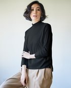 【ドゥクラッセ/DoCLASSE】のプチハイネック/8分袖・ドゥクラッセTシャツ ブラック|ID: prp329100004858265 ipo3291000000035894986