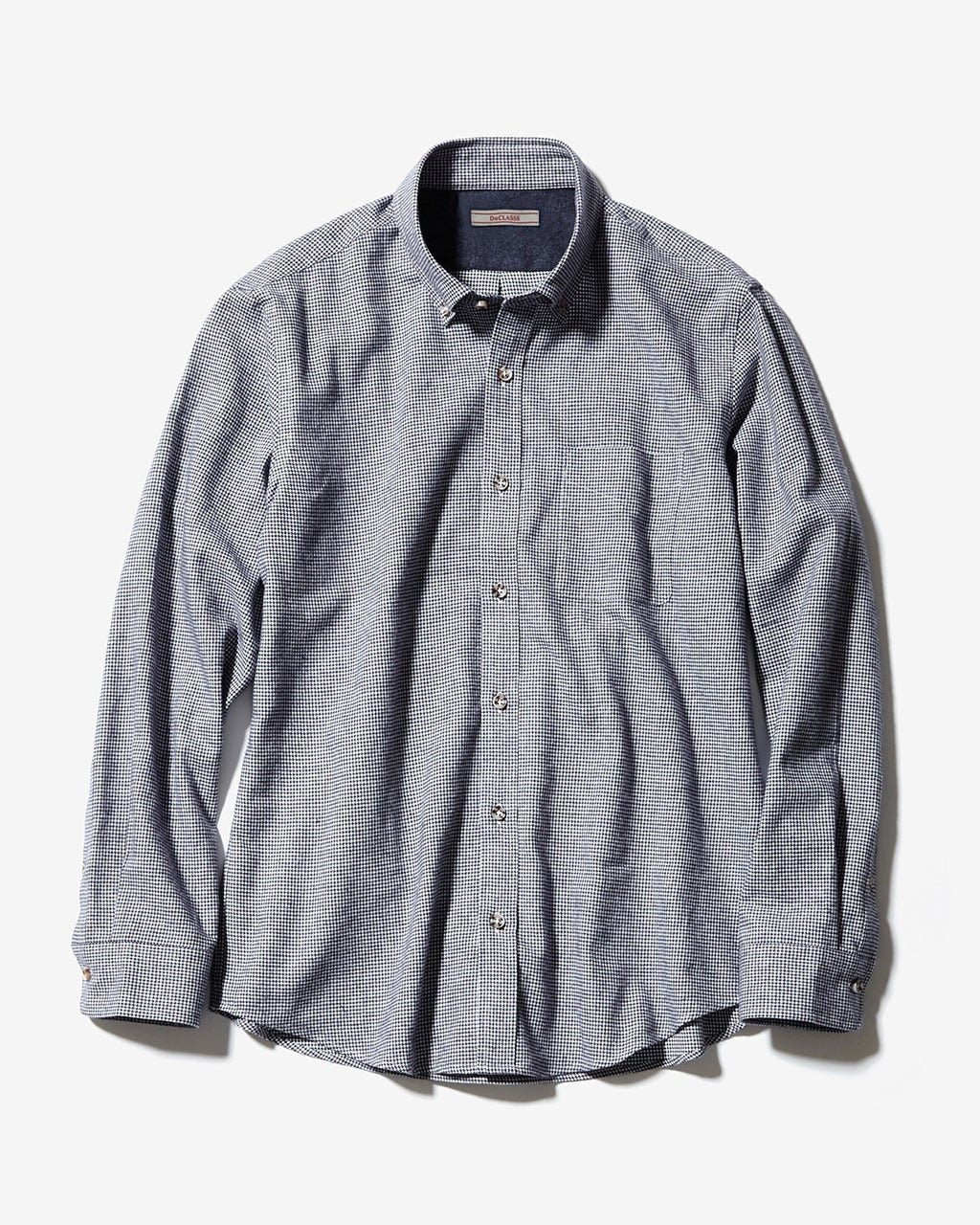 【ドゥクラッセ/DoCLASSE / MEN】のドレスネルシャツ/ボタンダウン インテリア・キッズ・メンズ・レディースファッション・服の通販 founy(ファニー) 　ファッション　Fashion　メンズファッション　Fashion for Men　ジャケット　Jacket, Outerwear　スマート　Smart, Elegant　ダウン　Down, Puffer　ダブル　Double, Double-Breasted　ドレス　Dress, One-Piece　ポケット　Pocket, Pocket Detail　メンズ　Men's, Menswear　ヨーク　Yoke, Yoke Design　ループ　Loop, Loop Knit　無地　Plain, Solid Color　千鳥|ID: prp329100004859194 ipo3291000000035933227