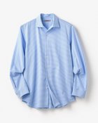 【ドゥクラッセ/DoCLASSE / MEN】の防シワ速乾ストレッチボーダーシャツ サックス・パターン|ID: prp329100004860287 ipo3291000000035992056